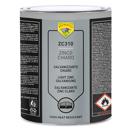 Antiruggine Protettiva 'Zinco Chiaro' Kg. 4 - Liquido - Eco Service