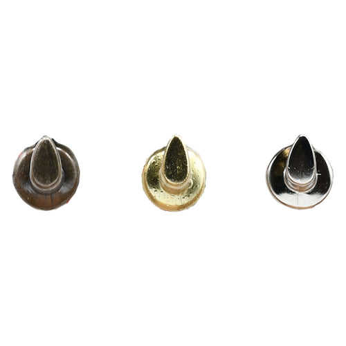 Appenditutto Tondo 1 Posto Nichelato - 4 Pz. - Blister Koncreto