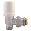 Valvola Ad Angolo Termostatizzabile Per Radiatori 1/2 M - Con Cappuccio- 4 Pezzi - Itap