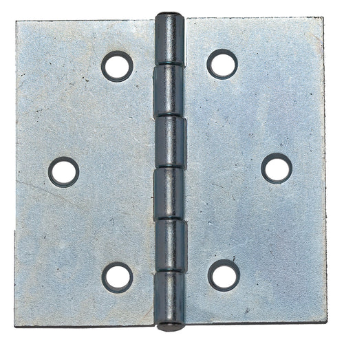 Cerniera Quadra In Acciaio Zincato Art.121 Mm 90 X 90- 24 Pezzi - Aldeghi Luigi