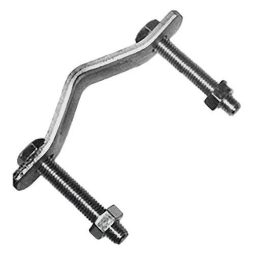 Staffa Di Fissaggio Per Palo Parabola Ancoraggio Palo 40 > 80 Mm