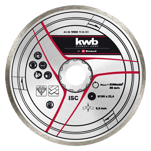 Disco Diamantato Ø 180 Mm - Foro 25,4 Mm - Einhell