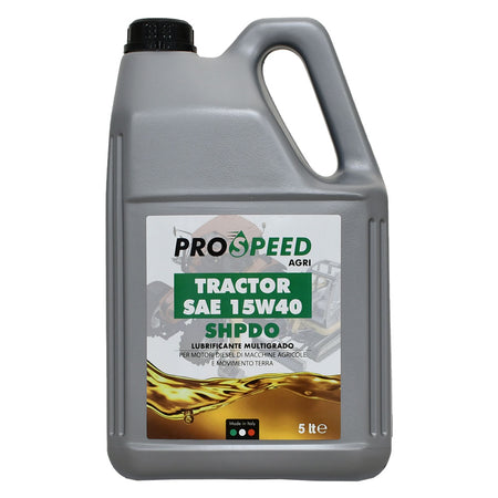 Olio Lubrificante Per Macchine Agricole 'Tractor' 15W40 - Tipo Shpdo- 4 Pezzi - Prospeed