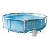 Piscina Con Telaio 'Linea Frame' Cm 305 X 76 - 4485Lt Pompa 1250 L/H - Intex