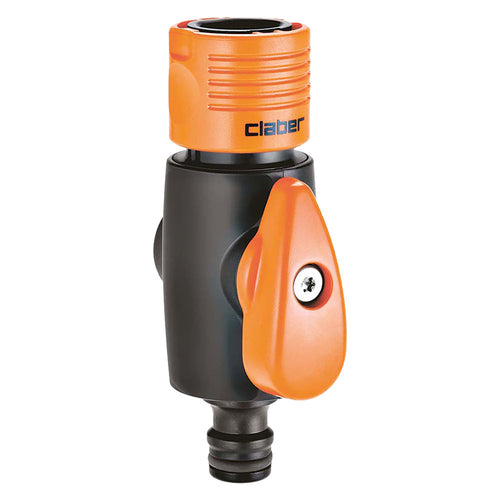 Raccordo Con Rubinetto Art. 8601 M/F - Blister - Claber