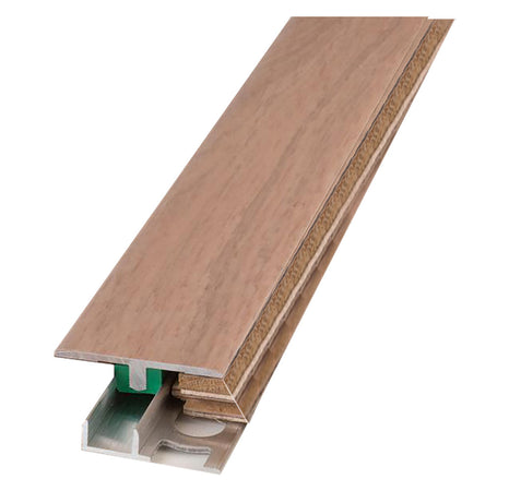 Profilo Piatto Con Base Per Laminato E Parquet 'Un Anodizzato Argento- 2 Pezzi - Profilpas