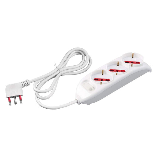 Multipresa Con Interruttore Serie 'Emilia' 4 Posti - Rosi