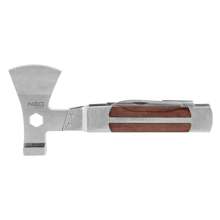 Utensile Da Escursione 11 In 1 Manico Rivestito Legno - Neo