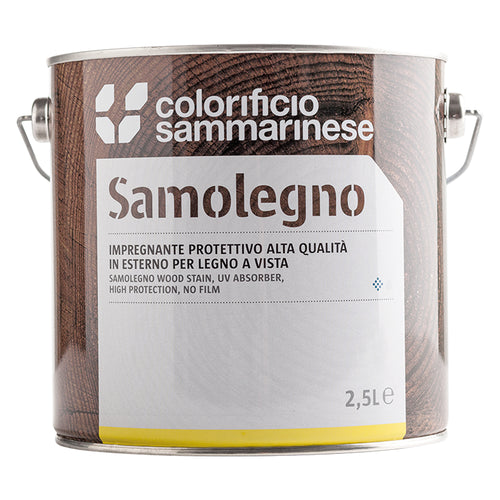 Impregnante 'Samolegno' Lt. 0,750 Rovere- 6 Pezzi - Colorificio Sammarinese