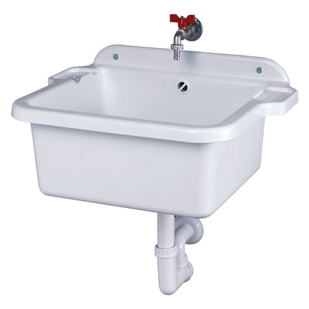 Pilozzo Lavatoio Da Parete Cm 60 X 45 X H.28 - Trioplast