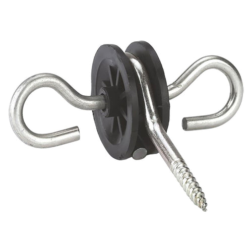 Aggancio Doppio Per Maniglia Cancello Recinzioni Elettriche Ganci Girevoli A 360 °- 10 Pezzi - Albert Kerbl