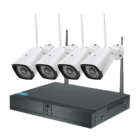 Kit Videosorveglianza Wireless '455020' 1 Nvr + 4 Telecamere - Proxe