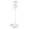 Lampada Da Tavolo Touch Ricaricabile 'Slim' 2 W - Corpo Colore Bianco - Vtac