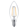 Lampada Led A Filamento 'Oliva' Calda 2700K 4W=35W E14 - 470 Lm- 10 Pezzi - Novaitalia