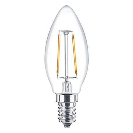 Lampada Led A Filamento 'Oliva' Calda 2700K 4W=35W E14 - 470 Lm- 10 Pezzi - Novaitalia