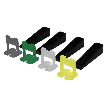 Base Livellante Con Feritoia Per Cuneo Fuga 0,5 Mm - Colore Verde - Made In Italy