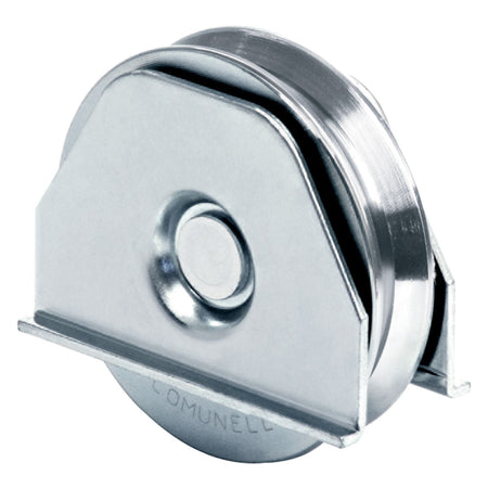 Ruota Per Cancelli Gola A 'Y' Art. 330Y Ø 78 - Portata 180 Kg- 6 Pezzi - Comunello