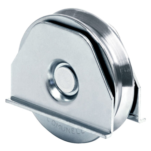 Ruota Per Cancelli Gola A 'Y' Art. 330Y Ø 98 - Portata 200 Kg- 6 Pezzi - Comunello