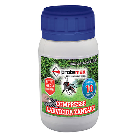 Antizanzare Larvicida Compresse Gr. 20 (10 Past.X 2 Gr.) - Protemax