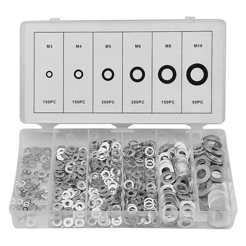 Assortimento Rondelle Piane Totale 900 Pz