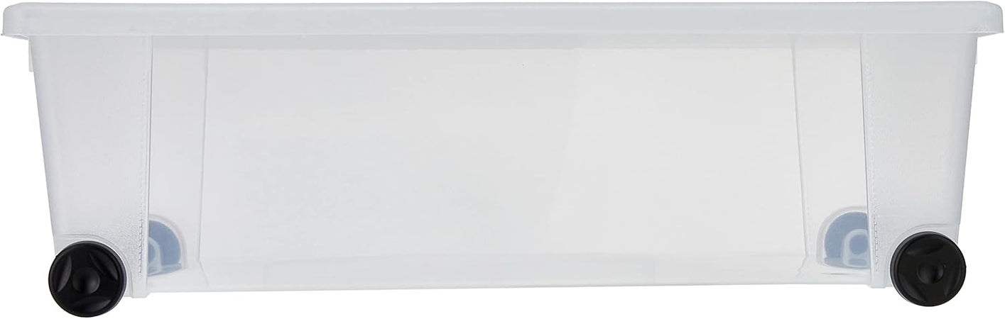 Stefanplast Contenitore Multiuso Rollbox Con Ruote Lt. 30 - Cm. 59X39X18,5 H