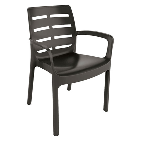 Sedia In Polipropilene 'Borneo' Bianca - Ipaeprogarden