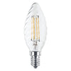 Lampada Led A Filamento 'Spirale' Calda 2700K 4W=37W E14 - 470 Lm- 10 Pezzi - Novaitalia