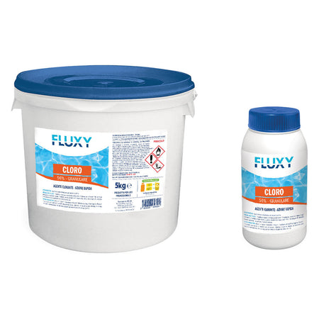 Cloro Granulare - Dicloro Kg. 1- 12 Confezione - Fluxy