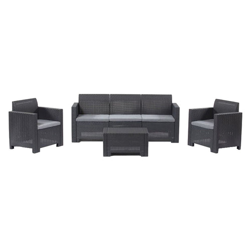 Set Da Giardino Polipropilene 'Nebraska Iii' Tortora - Bica