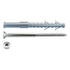 Tassello Nylon 'Later Cornice' C8A 140 Luvt 8 X 140 - Vite Torx T30 5 X 145- 50 Pezzi - G&B