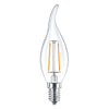 Lampada Led A Filamento 'Fiamma' Calda 2700K 4W=35W E14 - 470 Lm- 10 Pezzi - Novaitalia