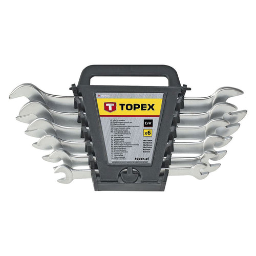 Chiavi A Forchetta Doppia In Serie (6-22) 8 Pezzi - Topex