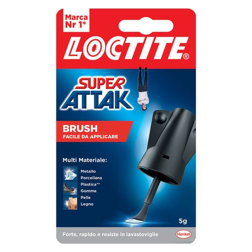 Super Attak 'Brush' Gr. 5 - 'Brush New'- 12 Pezzi - Loctite