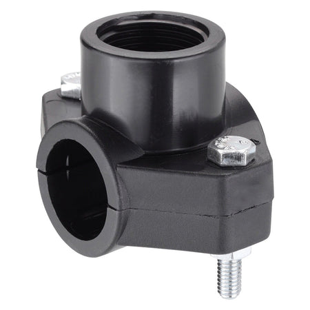 Presa A Staffa In Polipropilene Ø 40 X 1/2 (2 Bulloni)- 7 Pezzi - Irritec