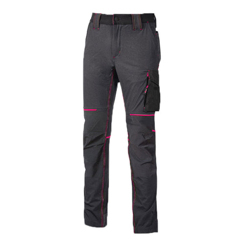 Pantalone Da Lavoro 'World Lady' S - Colore Grey Fucsia - Upower