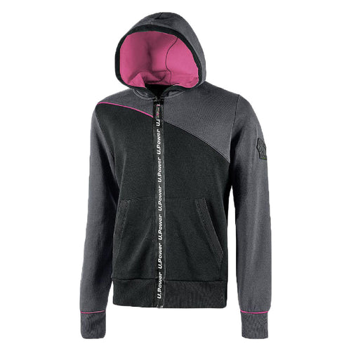 Felpa Da Lavoro 'Jupiter Lady' Taglia S - Grey Fucsia - Upower