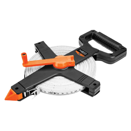 Rotella Metrica Con Impugnatura Mt 50 Nastro Fibra - Neo