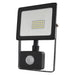 Proiettore A Led Con Sensore Presenza 20W - Mm 160 X 115 X 50 / 4000K (1600 Lm) - Nero - Novaitalia