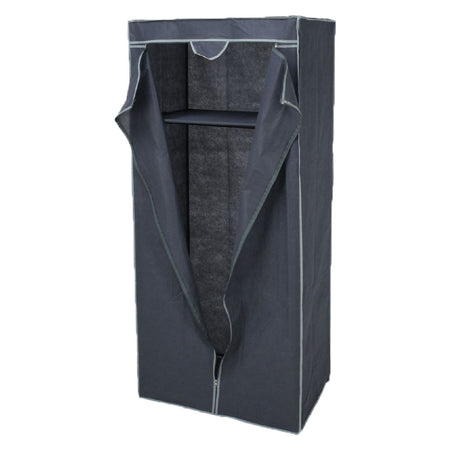 Guardaroba Pieghevole Cm 141 X 45 X H.167 (L X P X H) + 8 Ripiani