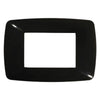 Placca Colore Nero 'Brio' 3 Posti - 3203/N - Feb