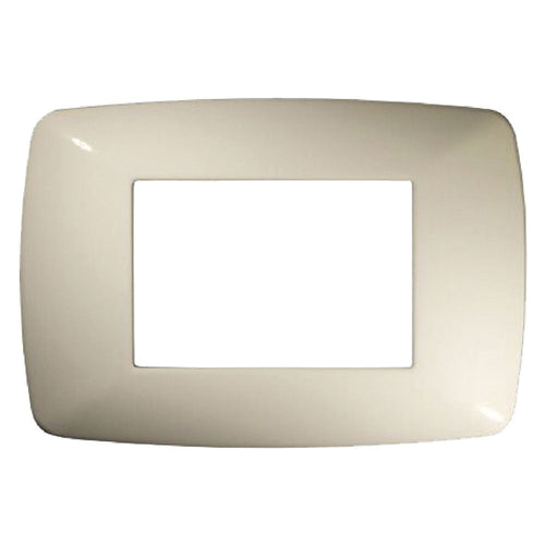 Placca Colore Bianco 'Brio' 3 Posti - 3203/Wh - Feb