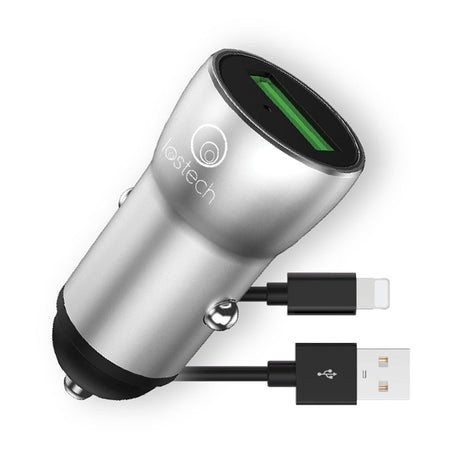 Caricabatteria Per Auto Attacco Lightning - Lostech