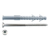 Tassello Nylon 'Later Cornice' C8A 100 Luvt 8 X 100 - Vite Torx T30 5,5 X 105- 50 Pezzi - G&B