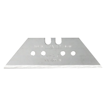 Lama A Trapezio Per Cutter Mm 61 X 33 - Sp. 0,60 Mm S/Fori - 10 Pz - Stanley