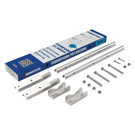 Stendibiancheria Ribaltabile Per Balcone Verniciato Antracite