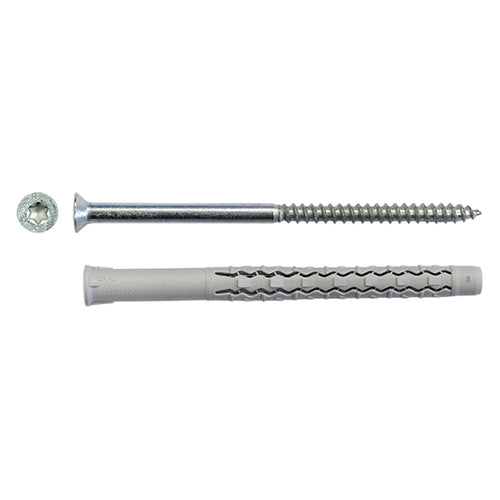 Tassello Nylon Gx L8170Vt Mm 8 X 170 T30- 50 Pezzi - G&B