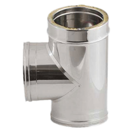 Raccordo Doppia Parete A 'T' 90 ° Ee ¸ Cm 25/30 - Kasart