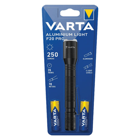 Torcia Led 'Aluminium Light F20 Pro' 4 W - 250 Lumen - Varta