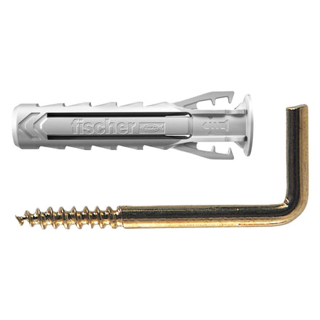 Tassello Nylon Con Gancio Appendi Quadro 'Sx Plus 4G Gold' Ø 4 X 20 Mm - Fischer