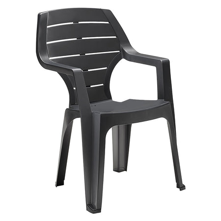 Sedia In Polipropilene 'Alta' Antracite - Bica